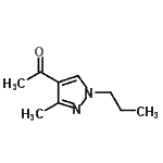 CAS 登录号：933454-80-9， 1-(3-甲基-1-丙基-1H-吡唑-4-基)乙酮