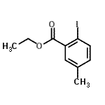 CAS 登录号：933585-44-5， 乙基2-碘-5-甲基苯甲酸酯