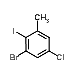 CAS 登录号：933671-80-8， 1-溴-5-氯-2-碘-3-甲基苯