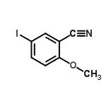 CAS 登录号：933672-32-3， 5-碘-2-甲氧基苯甲腈