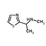CAS 登录号：933682-50-9， N-甲基-1-(1,3-噻唑-2-基)乙胺