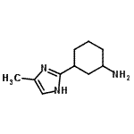 CAS 登录号：933713-38-3， 3-(4-甲基-1H-咪唑-2-基)环己胺