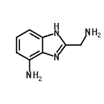 CAS 登录号：933726-92-2， 2-(氨基甲基)-1H-苯并咪唑-4-胺