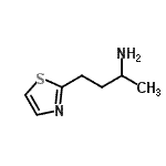 CAS 登录号：933743-87-4， 4-(1,3-噻唑-2-基)-2-丁胺