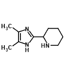 CAS 登录号：933750-40-4， 2-(4,5-二甲基-1H-咪唑-2-基)哌啶