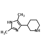 CAS#: 933750-63-1, 3-(2,4-Dimethyl-1H-imidazol-5-yl)piperidine