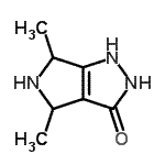 CAS 登录号：933751-98-5， 4,6-二甲基-1,4,5,6-四氢吡咯并[3,4-c]吡唑-3(2H)-酮