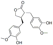 CAS#: 93376-04-6, (3R,4R)-3,4-Bis[(3-Hydroxy-4-Methoxy-Phenyl)Methyl]Oxolan-2-One