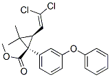 CAS 登录号:93388-66-0, (3-苯氧基苯基)甲基 (1R,3R)-3-(2,2-二氯乙烯基)-2,2-二甲基环丙烷-1-羧酸酯