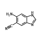 CAS 登录号：934474-85-8， 6-氨基-1H-苯并咪唑-5-甲腈