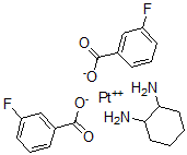 CAS 登录号:93557-19-8, (SP-4-2)-(1,2-环己烷二胺-N,N')双(3-氟苯甲酸-O)-铂