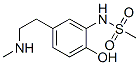 CAS 登录号：93565-14-1， N-[2-羟基-5-(2-甲基氨基乙基)苯基]甲磺酰胺