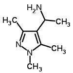 CAS 登录号：936940-12-4， 1-(1,3,5-三甲基-1H-吡唑-4-基)乙胺