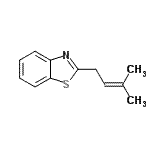 CAS 登录号：93702-94-4， 2-(3-甲基-2-丁烯-1-基)-1,3-苯并噻唑