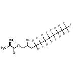 CAS 登录号：93706-76-4， 4,4,5,5,6,6,7,7,8,8,9,9,10,10,11,11,11-十七氟-2-羟基十一烷基甲基丙烯酸酯