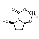 CAS 登录号：937641-71-9， 甲基2-羟基-5-甲氧基-1-吡咯烷羧酸酯