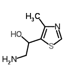 CAS 登录号：937667-75-9， 2-氨基-1-(4-甲基-1,3-噻唑-5-基)乙醇