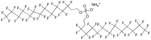CAS 登录号:93776-22-8, 双(全氟十二烷基乙基)磷酸酯铵盐