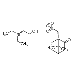 CAS 登录号：93777-03-8， N,N-二乙基-2-羟基乙铵[(1S)-7,7-二甲基-2-氧代双环[2.2.1]庚-1-基]甲烷磺酸酯
