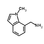 CAS 登录号：937795-97-6， 1-(1-甲基-1H-吲哚-7-基)甲胺