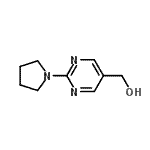 CAS 登录号：937796-11-7， [2-(1-吡咯烷基)-5-嘧啶基]甲醇
