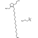 CAS#: 93783-23-4, 1-Ethyl-3-(2-hydroxyethyl)-2-pentadecylimidazolidin-1-ium ethyl sulfate
