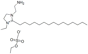 CAS 登录号:93783-51-8, 1-(2-氨基乙基)-3-乙基-4,5-二氢-2-十五烷基-1H-咪唑鎓硫酸乙酯盐