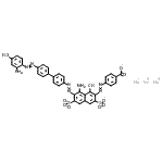 CAS#: 93803-39-5, Trisodium 4-{[8-amino-7-({4'-[(2-amino-4-hydroxyphenyl)diazenyl]-4-biphenylyl}diazenyl)-1-hydroxy-3,6-disulfonato-2-naphthyl]diazenyl}benzoate
