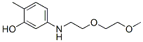 CAS 登录号：93803-66-8， 5-[[2-(2-甲氧基乙氧基)乙基]氨基]邻甲酚