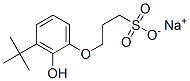 CAS 登录号：93803-96-4， 3-[(1,1-二甲基乙基)-2-羟基苯氧基]丙烷磺酸钠