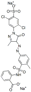 CAS#: 93805-64-2, 2-[[[5-[2-[1-(2,5-Dichloro-4-Sulfophenyl)-4,5-Dihydro-3-Methyl-5-Oxo-1H-Pyrazol-4-Yl]Diazenyl]-2-Methylphenyl]Sulfonyl]Amino]-Benzoic Acid Sodium Salt (1:2)
