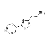 CAS 登录号：938283-17-1， 2-[2-(4-吡啶基)-1,3-噻唑-4-基]乙胺