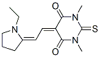 CAS 登录号：93838-94-9， 5-[(1-乙基吡咯烷-2-亚基)乙亚基]二氢-1,3-二甲基-2-硫代-1H,5H-嘧啶-4,6-二酮