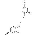 CAS 登录号：93840-60-9， 4,4'-[1,3-丙烷二基二(氧基)]二(3-溴苯甲腈)