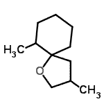 CAS 登录号：93840-80-3， 3,6-二甲基-1-氧杂螺[4.5]癸烷