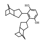 CAS 登录号：93841-45-3， 2,3-二(三环[5.2.1.0<sup>2,6</sup>]癸-4-基)-1,4-苯二酚