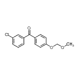 CAS 登录号：938458-66-3， (3-氯苯基)[4-(甲氧基甲氧基)苯基]甲酮
