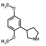 CAS#: 938458-95-8, 3-(2,5-Dimethoxyphenyl)pyrrolidine