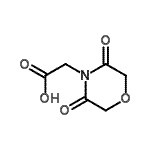 CAS 登录号：938459-18-8， (3,5-二氧代-4-吗啉基)乙酸