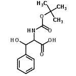 CAS 登录号：93847-77-9， beta-羟基-N-{[(2-甲基-2-丙基)氧基]羰基}苯丙氨酸