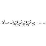 CAS 登录号:93857-45-5, 二铵3,3,4,4,5,5,6,6,7,7,8,8,9,9,10,10,11,11,12,12,12-二十一氟十二烷基磷酸酯