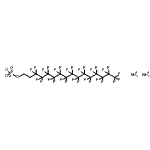 CAS#: 93857-47-7, Diammonium 3,3,4,4,5,5,6,6,7,7,8,8,9,9,10,10,11,11,12,12,13,13,14,14,15,15,16,16,16-nonacosafluorohexadecyl phosphate