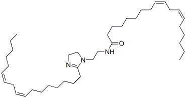CAS 登录号：93858-33-4， (8Z,9Z,11Z,12Z)-N-[2-[4,5-二氢-2-(十七碳-8,11-二烯基)-1H-咪唑-1-基]乙基]十八碳-9,12-二烯-1-酰胺