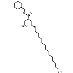 CAS 登录号：93882-65-6， 3-[(环己基甲氧基)羰基]-5-二十一碳烯酸酯