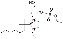 CAS 登录号:93905-02-3, 2-(二甲基庚基)-1-乙基-4,5-二氢-3-(2-羟基乙基)-1H-咪唑鎓硫酸乙酯盐
