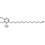 CAS 登录号：93905-07-8， 6-十六烷基-2,3-二甲基苯磺酸