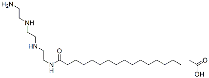 CAS#: 93942-07-5, N-(2-((2-((2-Aminoethyl)Amino)Ethyl)Amino)Ethyl)Palmitamide Monoacetate