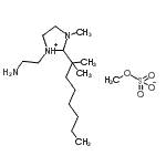 CAS#: 93951-65-6, 1-(2-Aminoethyl)-3-methyl-2-(2-methyl-2-octanyl)imidazolidin-1-ium methyl sulfate