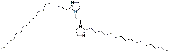CAS 登录号:93963-91-8, 1,1'-(1,2-乙二基)二[4,5-二氢-2-(十七碳烯基)-1H-咪唑