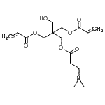 CAS 登录号：93965-20-9， 2-({[3-(1-氮丙啶基)丙酰]氧基}甲基)-2-(羟基甲基)-1,3-丙烷二基二丙烯酸酯